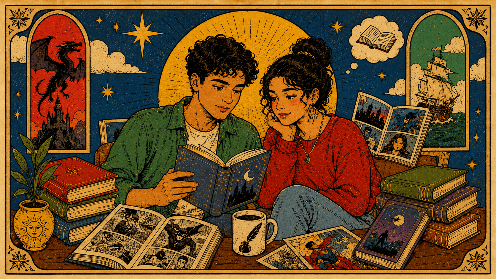 Books, Comics & Stories