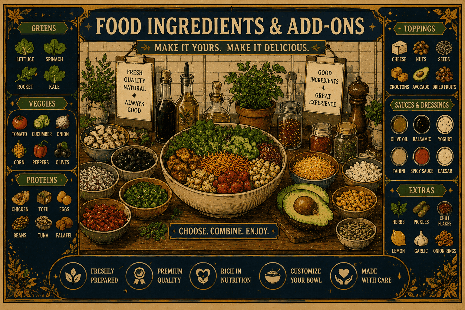 Food Ingredients & Add-ons